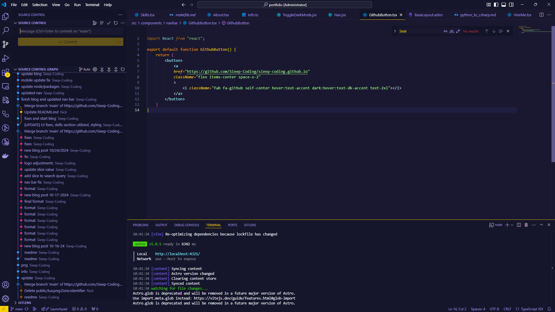 A clean code editor interface.